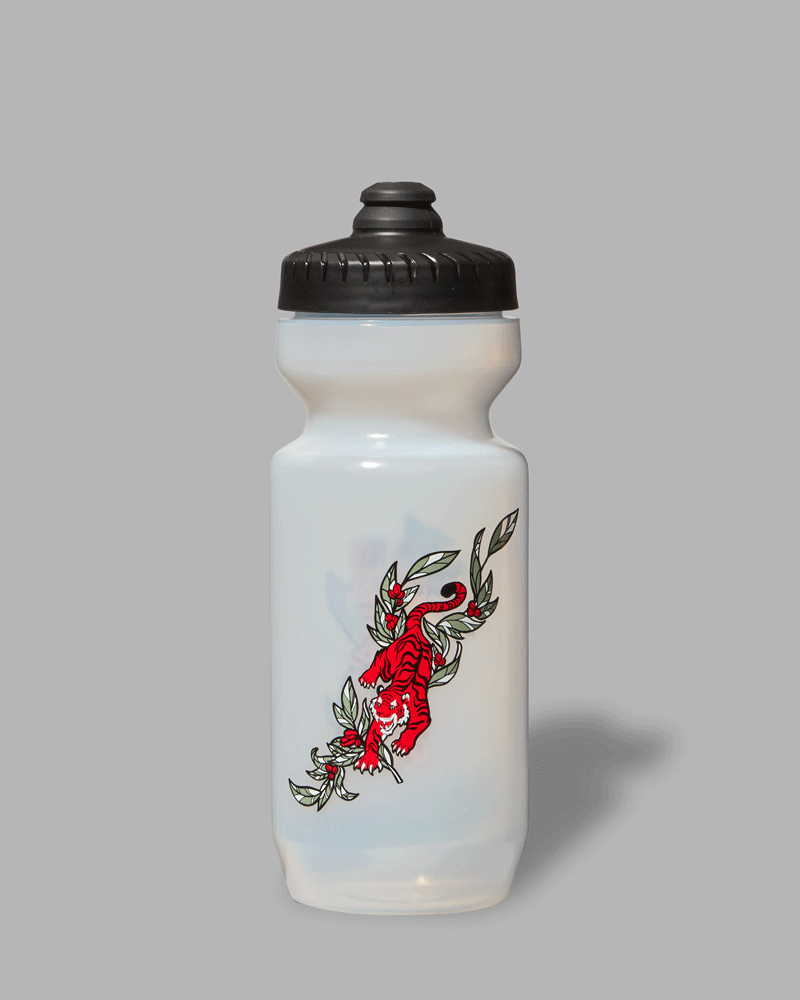 22oz Harvest Tiger Cycling Water Bottle | Equator Cycling Bottle GIF | Equator Coffees