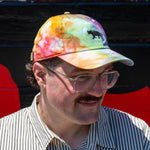 Person wearing Equator Coffees Pride Hat | Equator Coffees