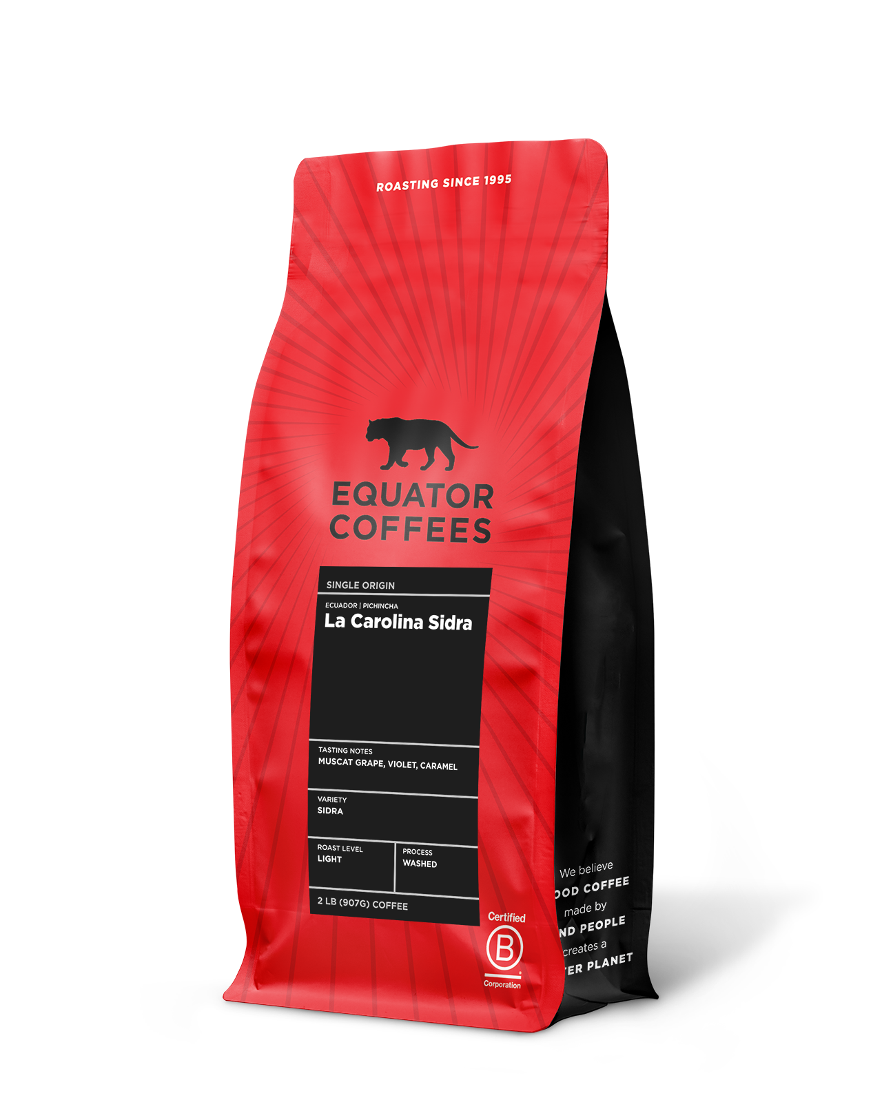 Ecuador La Carolina Sidra | 2lb bag of whole bean coffee | Equator Coffees