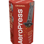 Packaging for the AeroPress Original Coffee Maker in Black | Equator Coffees