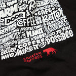 Equator Anniversary Unisex T-Shirt | Design on Back of Shirt | Equator Coffees