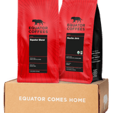 Bestseller Coffee Set | Popular Coffee Bundle | Best Equator Coffees | Two 2lb Bags of Whole Bean Coffee | Equator Coffees