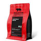 Cold Brew Blend Coffee | Cold Brew Coffee | Cold Brew Recipe | Equator Cold Brew | 12oz Bag Whole Bean Coffee | Equator Coffees