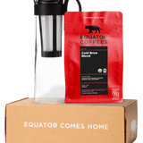 Cold Brew Starter Kit | 12oz Bag of Coarse Ground Coffee with Hario Mizudashi | Equator Coffees