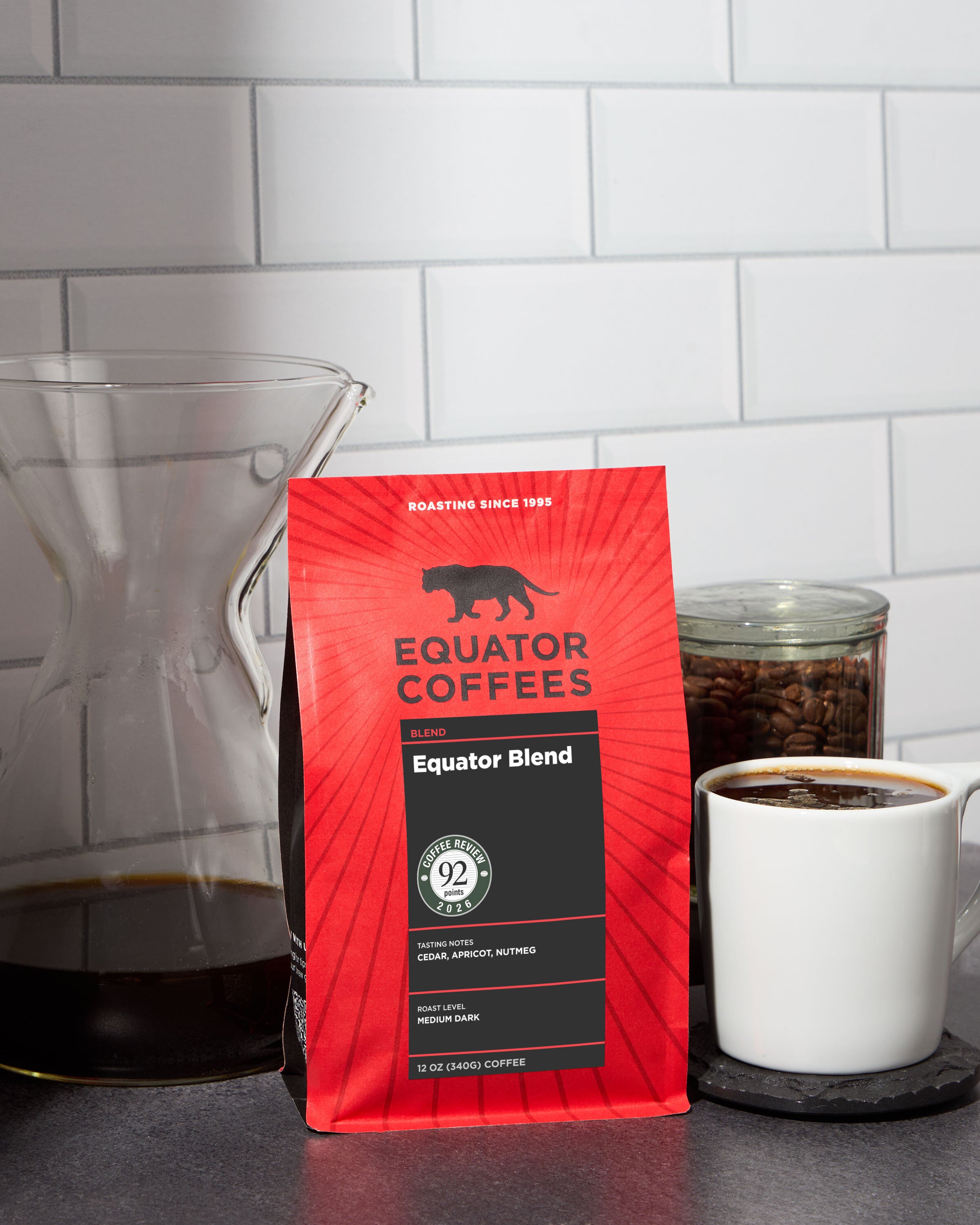 Curated Blend Subscription | Coffee Bean Subscription | Whole Bean Coffee Subscription | Best Coffee Subscription online | 12oz Bag of Whole Bean Coffee | Equator Coffees