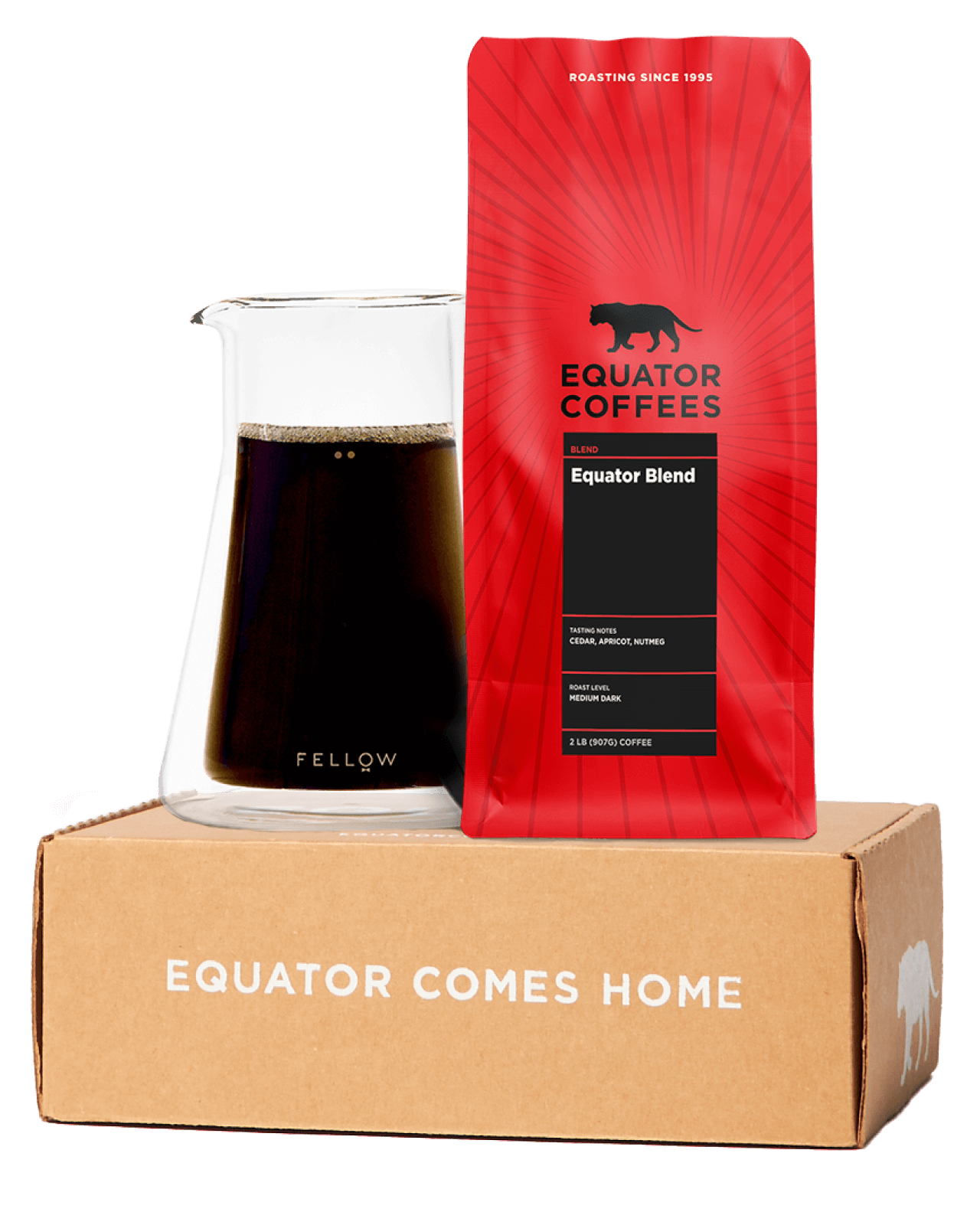 Curated Coffee Blend Subscription | Roaster Blend | Coffee Roastery Blend Subscription | Whole Bean Coffee Subscription | Dark Roast Coffee Subscription | Medium Roast Coffee Subscription | 2lb Bag of Whole Bean Coffee | Equator Coffees