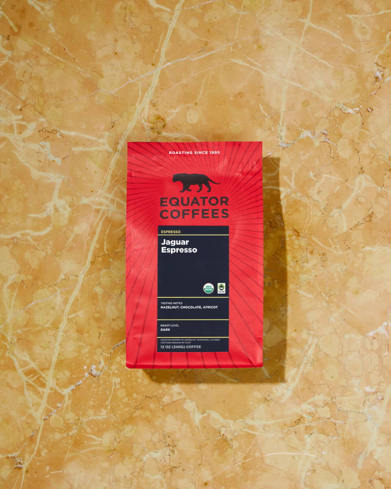 Curated Espresso Subscription | Espresso Bean Subscription | Whole Bean Espresso Subscription | Best Espresso Subscription online | Espresso Coffee on Yellow Background | Equator Coffees