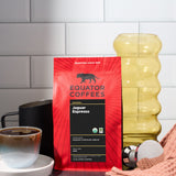 Curated Espresso Subscription | Espresso Bean Subscription | Whole Bean Espresso Subscription | Best Espresso Subscription online | 12oz Bag of Whole Bean Espresso | Equator Coffees