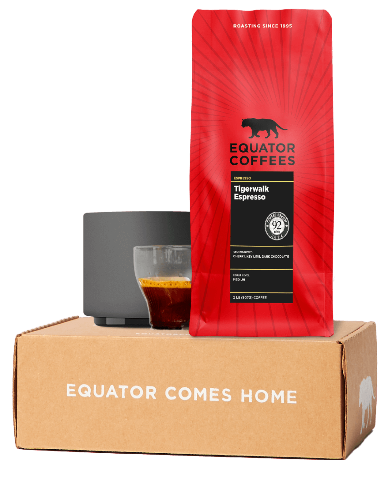 Curated Espresso Subscription | Espresso Bean Subscription | Whole Bean Espresso Subscription | Best Espresso Subscription online | 2lb Bag of Whole Bean Espresso | Equator Coffees