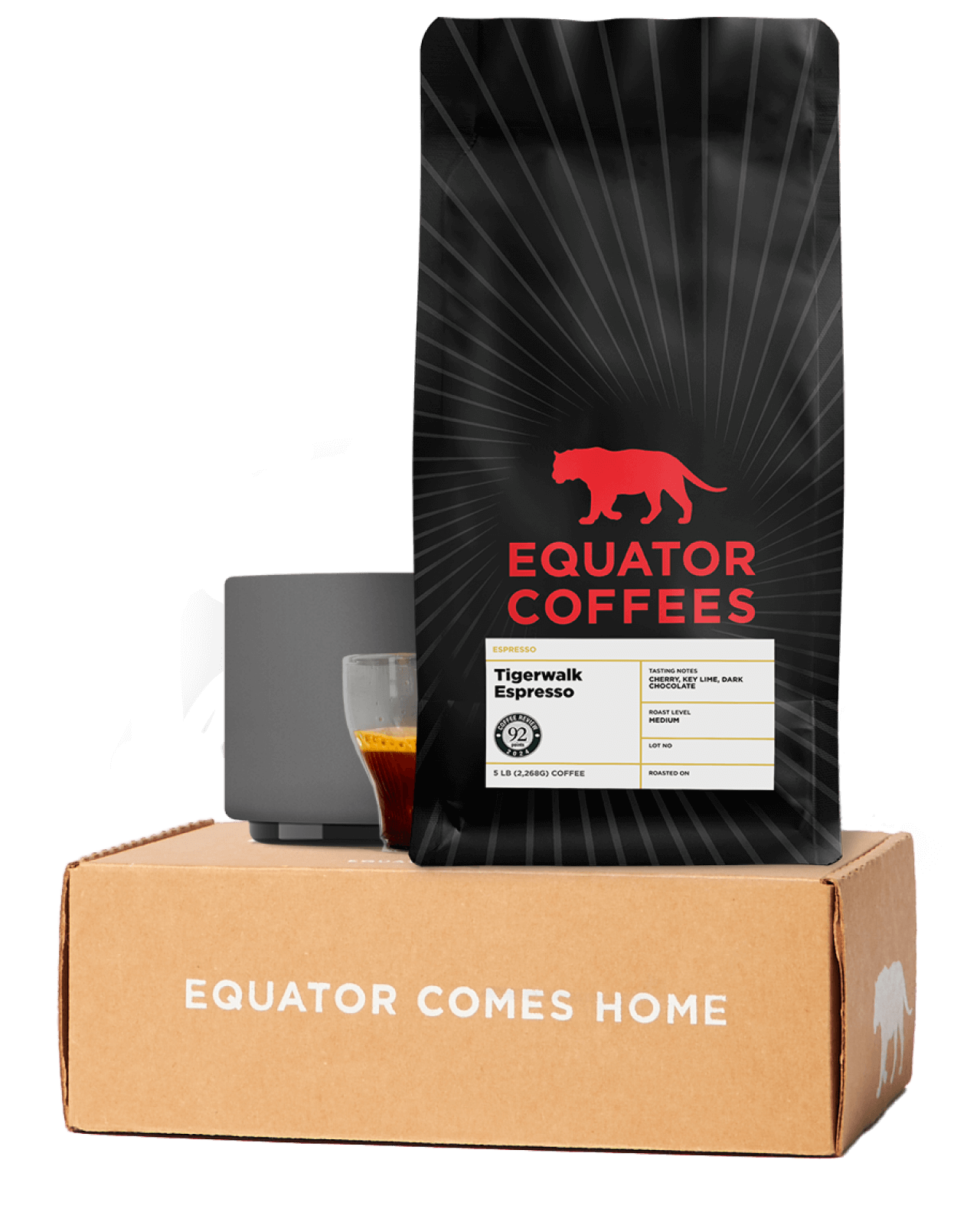 Curated Espresso Subscription | 5lb bag of whole espresso beans | Equator Coffees