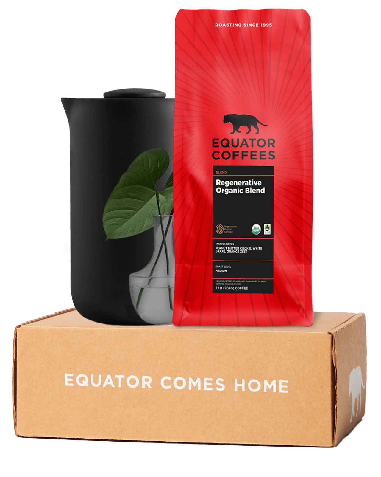 Curated Fair Trade and Organic Coffee Subscription | 2lb bag of whole bean organic coffee | Equator Coffees