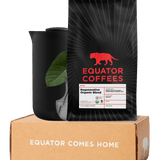 Curated Fair Trade and Organic Coffee Subscription | 5lb bag of whole bean organic coffee | Equator Coffees