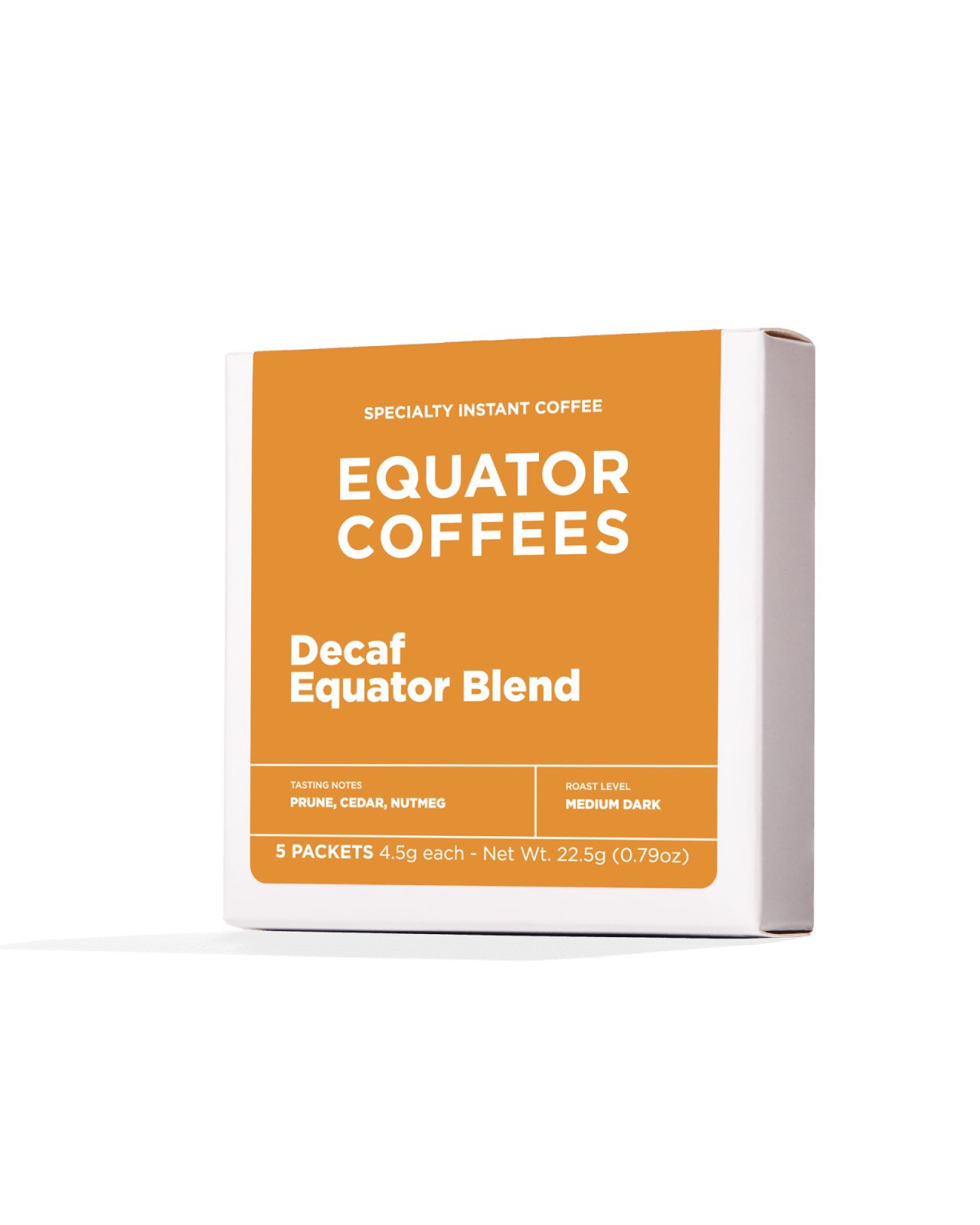 Decaf Equator Blend Instant Coffee Packets | Specialty Instant Coffee Packets | Contains 5 Instant Coffee Packs | Equator Coffees