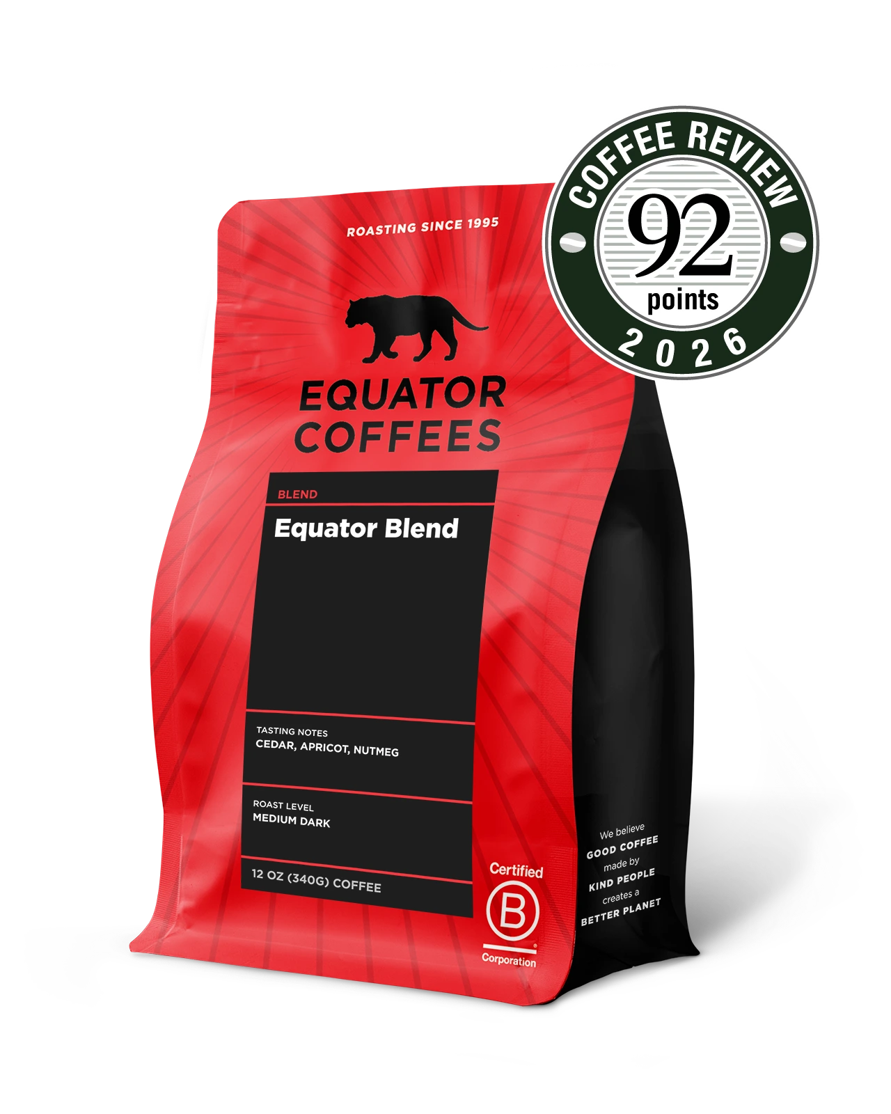 Equator Blend | Our Namesake Blend | 12oz Bag of Whole Bean Coffee | Equator Coffees
