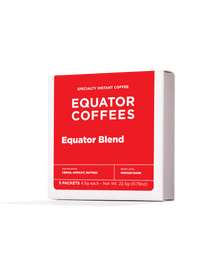Equator Blend Instant Coffee Packets | Specialty Instant Coffee Packets | Contains 5 Instant Coffee Packs | Equator Coffees