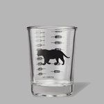 Rotating GIF of Equator Tiger Espresso Shot Glass | 4oz | Equator Coffees