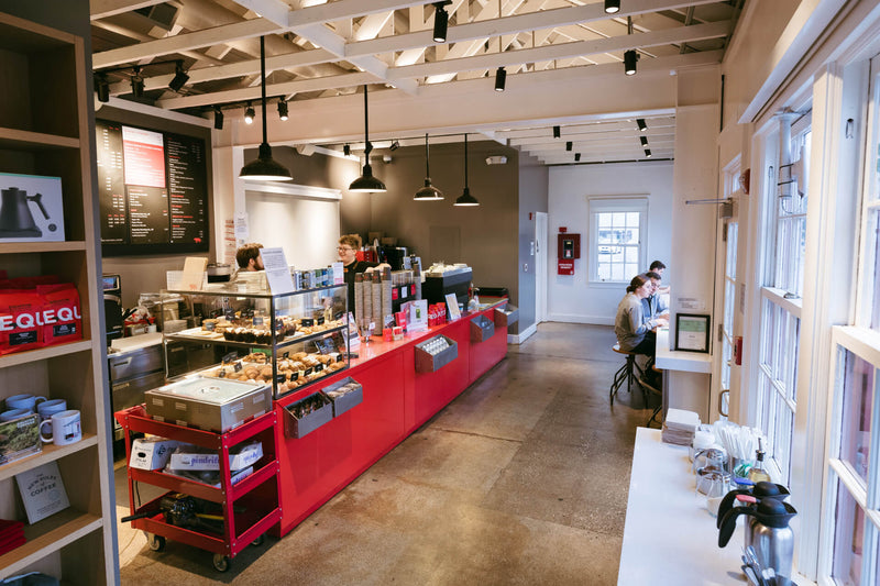 Interior of the Equator Coffees Fort Mason Cafe | Equator Coffees
