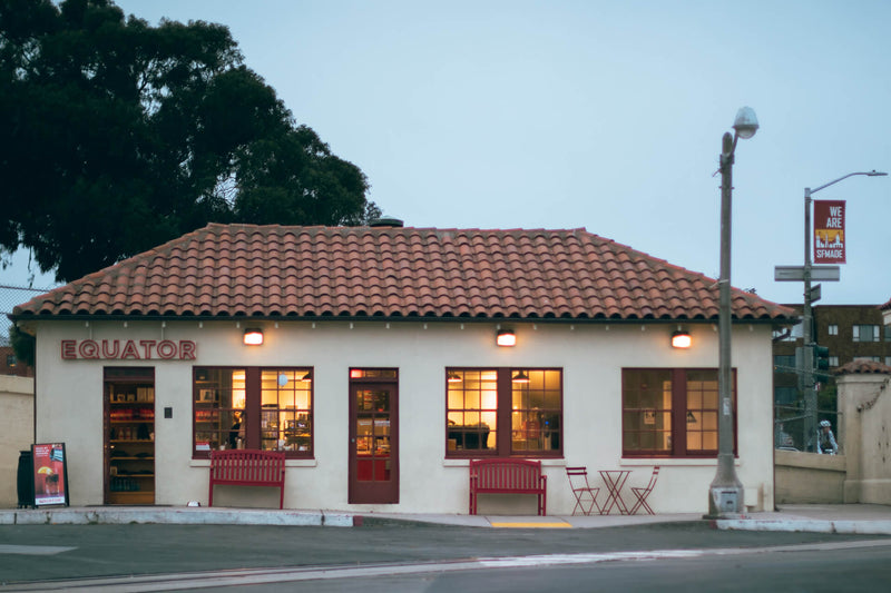 Front Entrance of the Equator Coffees Fort Mason Cafe | Equator Coffees