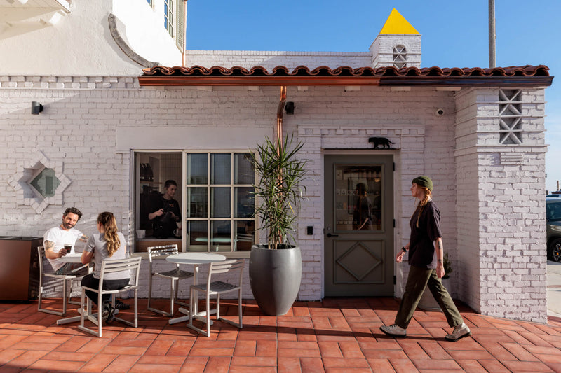 Front Entrance of the Equator Coffees Laguna Beach Cafe | Equator Coffees