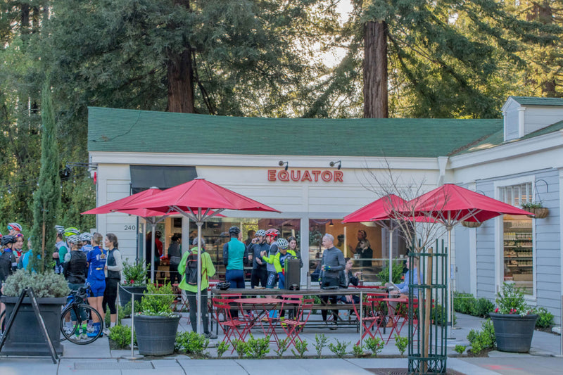 Front entrance of the Equator Coffees Larkspur Cafe | Equator Coffees