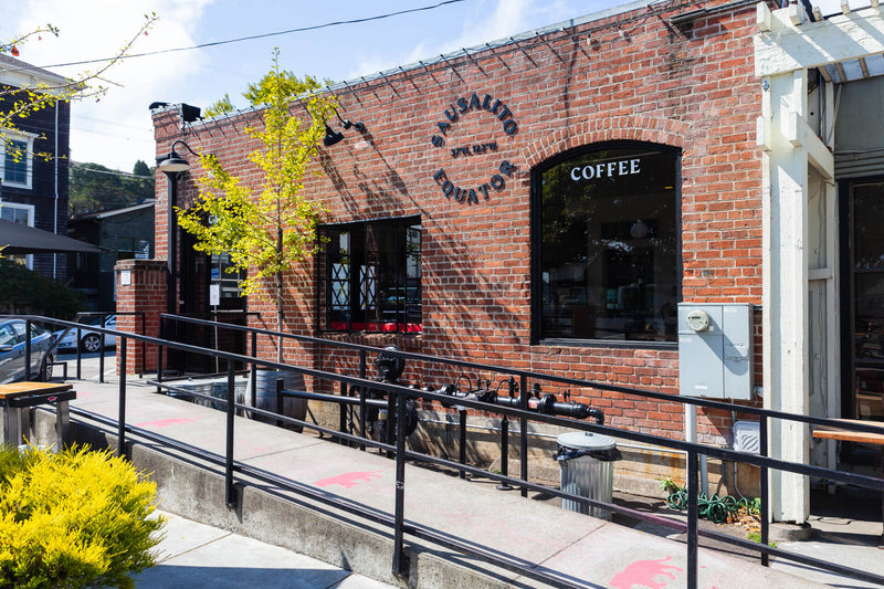 Front Entrance of Equator Sausalito | Equator Coffees