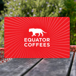 Equator Cafe Gift Card for Marin cafes with outdoor seating | Equator Coffees