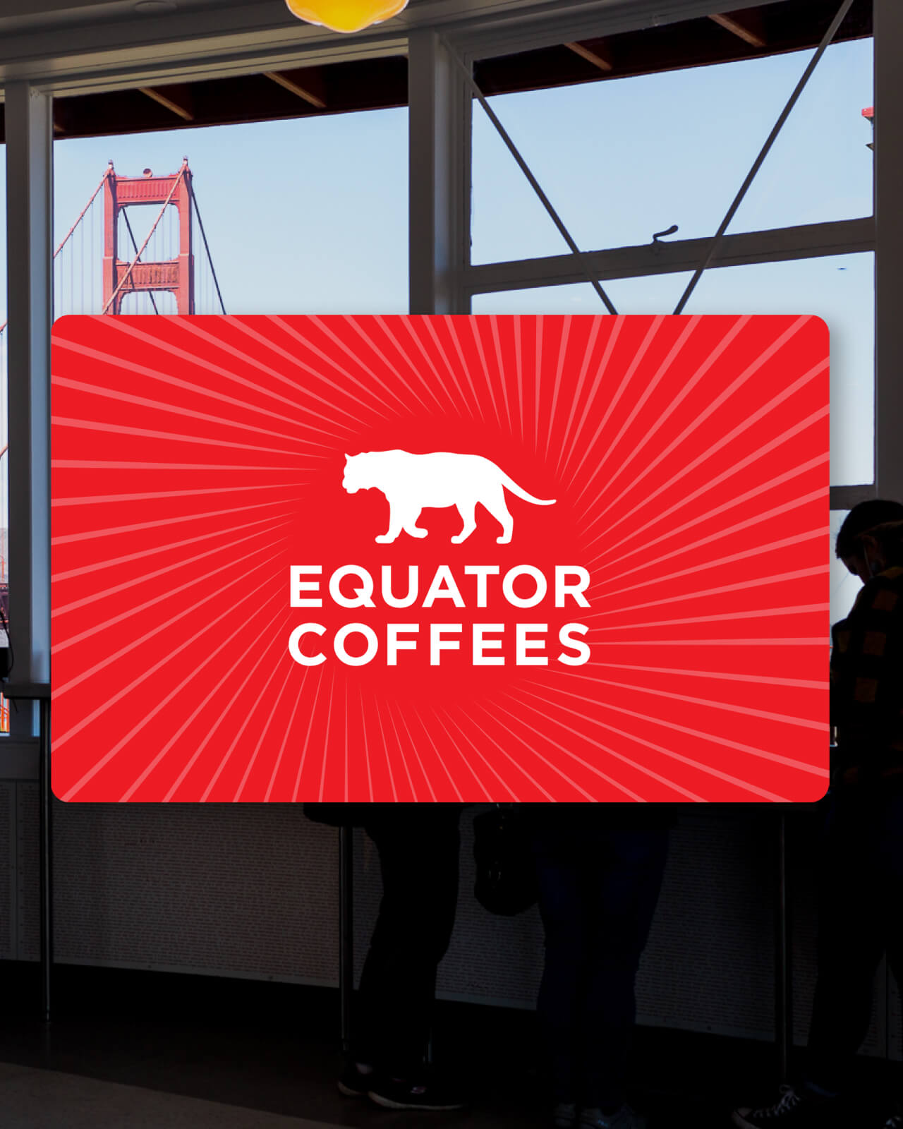 Equator Cafe Gift Card for the Round House Cafe by the Golden Gate Bridge | Equator Coffees