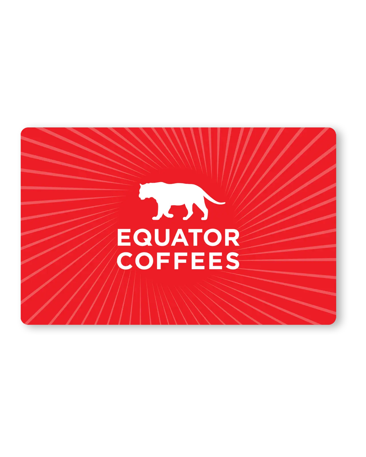 Equator Cafe Gift Card | Equator Coffees