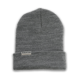 Equator Grey Tab Beanie | Grey Winter Beanie | Equator Coffees Beanie | Equator Coffees