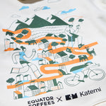 Equator in Motion Zip Hoodie | Katemi design of running, hiking, and biking in Marin | Equator Coffees