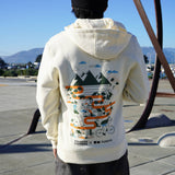 A stroll around the San Francisco marina with the Equator in Motion Zip Hoodie | Equator Coffees