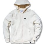 Equator in Motion Zip Hoodie | Front of Sweatshirt with Tiger | Equator Coffees