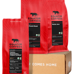Fair Trade Coffee Set | Organic Coffee Set | Fair Trade Coffee Bundle | Organic Coffee Bundle | 4lb Fair Trade Coffee Gift | Organic Coffee Gift | Equator Coffees