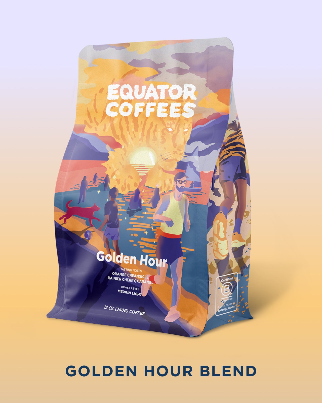 Golden Hour Blend Seasonal Subscription | 12oz bag of whole bean coffee | Equator Coffees