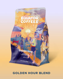 Golden Hour Blend Seasonal Subscription | 12oz bag of whole bean coffee | Equator Coffees
