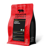 Jaguar Espresso | Award-Winning Espresso | Certified Organic Espresso | 12oz Bag of Whole Espresso Beans | Equator Coffees