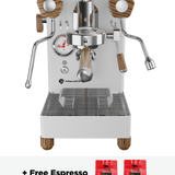 White Lelit Mara X3 Espresso Machine with free espresso blend set | Equator Coffees