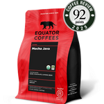 Mocha Java Blend Fair Trade Organic | Certified Organic Coffee | 12oz Whole Bean Coffee | Equator Coffees