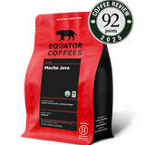 Mocha Java Blend Fair Trade Organic | Certified Organic Coffee | 12oz Whole Bean Coffee | Equator Coffees