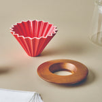 Origami Dripper Set | Origami Dripper, Wooden Holder, Filters, and Carafe for Pourover Coffee | Equator Coffees