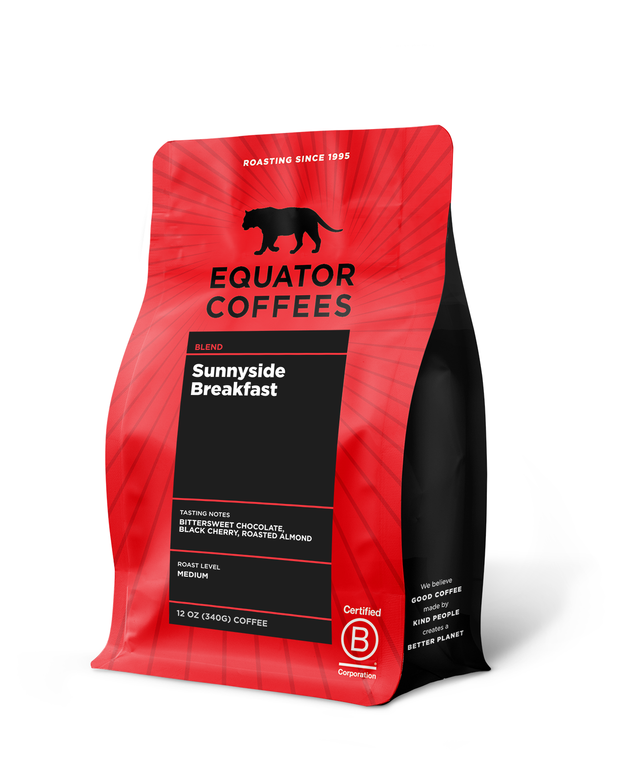 Sunnyside Breakfast Blend | 12oz bag of whole bean coffee | Equator Coffees