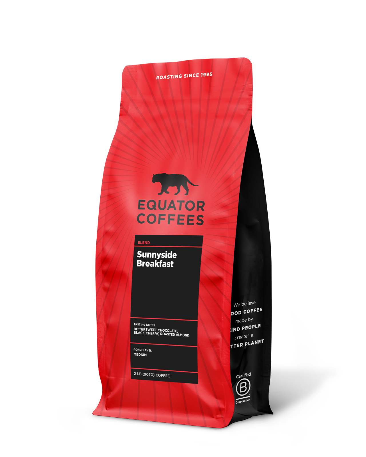 Sunnyside Breakfast Blend | 2lb bag of whole bean coffee | Equator Coffees