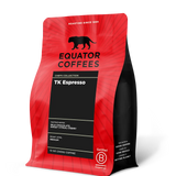 TK Espresso | Thomas Keller Espresso | French Laundry Espresso | Michelin Star Espresso | 12oz Bag of Whole Bean Espresso | Equator Coffees
