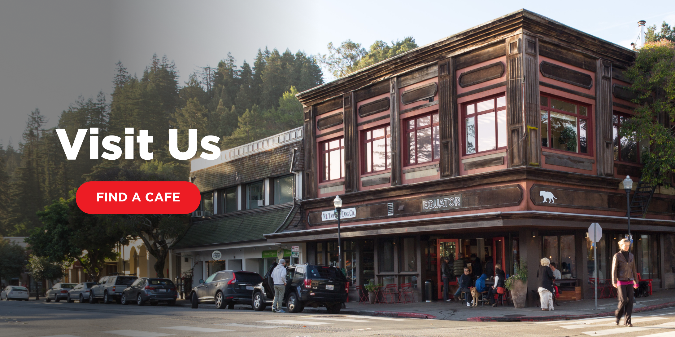 Visit Us and Find a Cafe | Navigation Banner | Equator Coffees